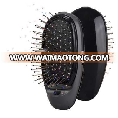 2019 Shenzhen Ionic Function Electric Scalp Vibration Massager Hair Brush