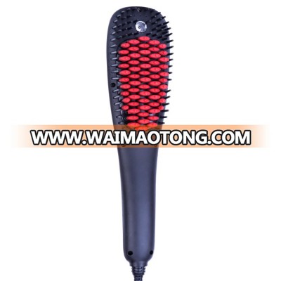 High Quality Anti-scald Ceramic Mist LCD Electric Comb Hair Straightening Brush