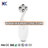 Portable Anti Aging 3D Ionic Led Light Therapy Instrument Galvanic Eye Facial Vibrating Ultrasonic EMS Face Massager