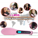 100% original NASV100 LCD Display Electric hair straightening brush Fast hair straightener with CE,ROSH certification