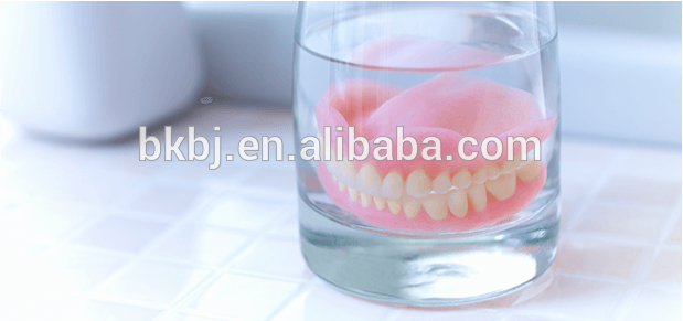 New Teeth Cleaning Effervescent Tablet with Polident Denture Cleanser